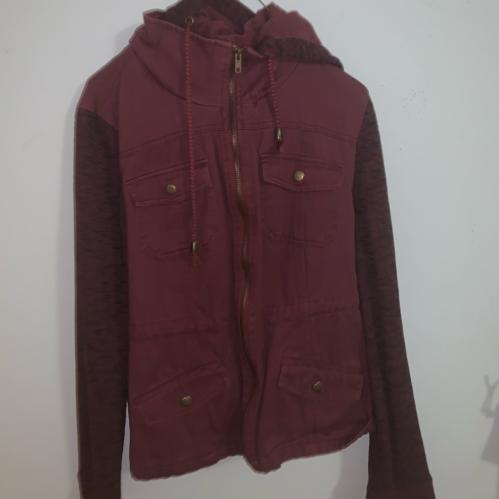Brand new burgundy jacket